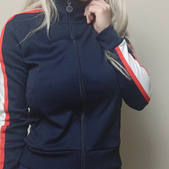 tory burch classic track jacket